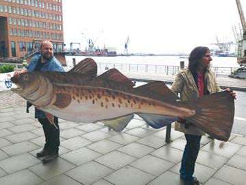 FrauenFreiluftGalerie Frauen in Fischindustrie