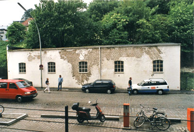 Engine shed of the former port railway in 1999